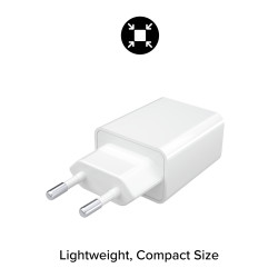 Зарядно Mophie Essentials ACC PWR Adapter USB-C 20W PD White-EU