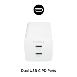 Зарядно Mophie Essentials Power Adapter Dual