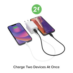 Зарядно Mophie Essentials Power Adapter Dual