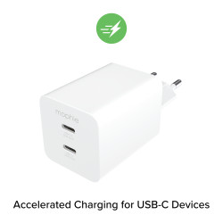 Зарядно Mophie Essentials Power Adapter Dual