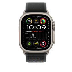 Каишка Apple Watch 49mm Loop: Black Trail Loop - M/L - Natural