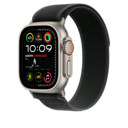 Каишка Apple Watch 49mm Loop: Black Trail Loop - M/L - Natural