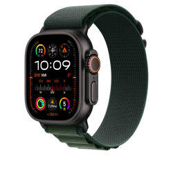 Каишка Apple Watch 49mm Loop: Dark Green Alpine Loop - Medium -