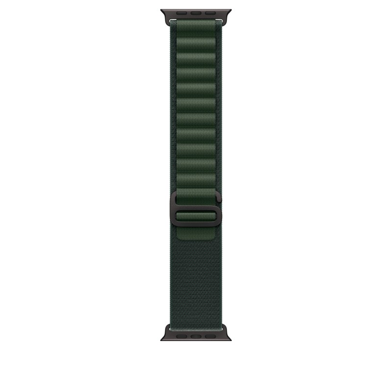 Каишка Apple Watch 49mm Loop: Dark Green Alpine Loop - Medium - Каишка Apple Watch 49mm Loop: Dark Green Alpine Loop - Medium -