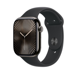 Каишка Apple Watch 46mm Sport Band: Black Sport Band - M/L