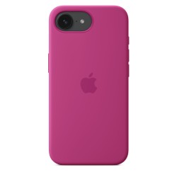 Силиконов калъф Apple iPhone 16e Silicone Case Fuchsia