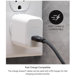 Кабел за зареждане Mophie Charge Stream USB-C Cable with