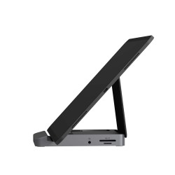 Стойка и мултимедиен Хъб ZAGG Hub Media 6 Port Universal - Grey