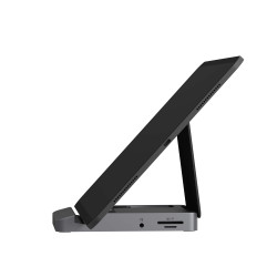 Стойка и мултимедиен Хъб ZAGG Hub Media 6 Port Universal - Grey