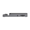 Стойка и мултимедиен Хъб ZAGG Hub Media 6 Port Universal - Grey