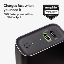 Външна батерия Mophie Powerstation 10 000k 2025, Black