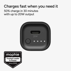 Външна батерия Mophie Powerstation Mini 5k, 2025 Black