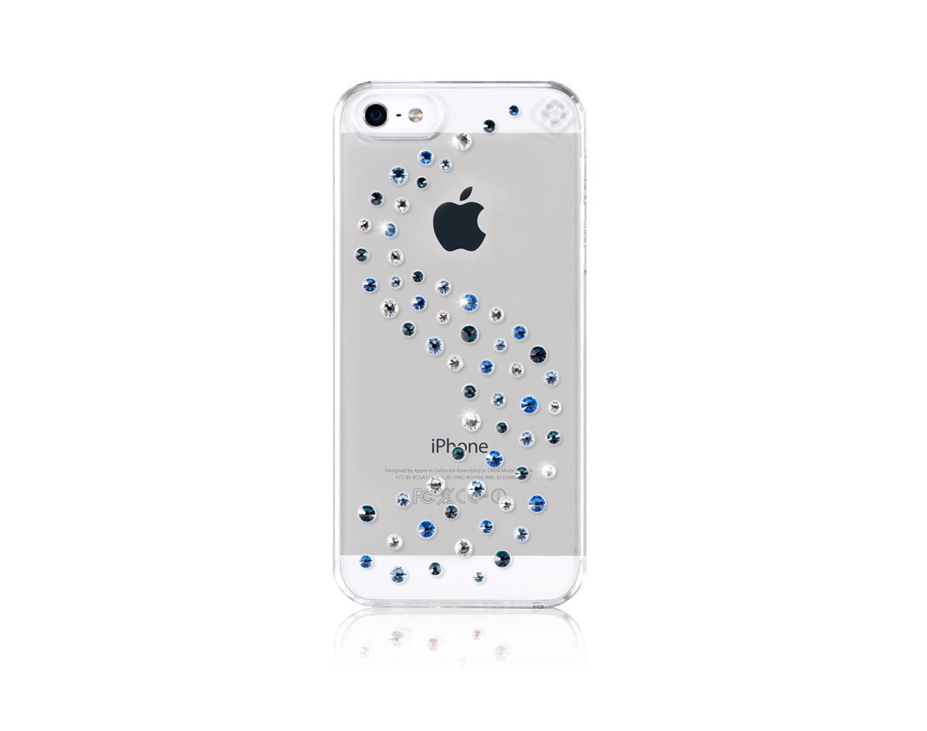 Калъф Bling My Thing iPhone SE (5S) - Milky Way Blue Mix