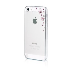 Калъф Bling My Thing iPhone SE (5S) - Butterflies Light Rose