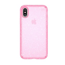 Калъф Speck Presidio Glitter iPhone X - Bella Pink With Gold