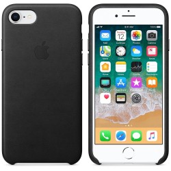 Калъф Apple iPhone 8 / iPhone 7 Leather Case - Black