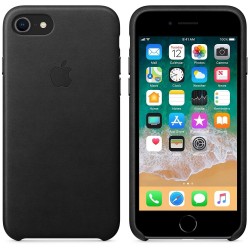 Калъф Apple iPhone 8 / iPhone 7 Leather Case - Black