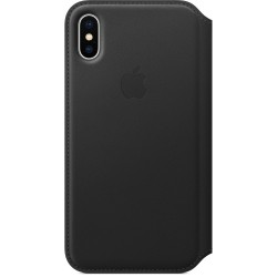 Калъф Apple IPhone X Leather Folio - Black
