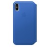 Калъф Apple IPhone X Leather Folio - Electric Blue