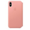 Калъф Apple IPhone X Leather Folio - Soft Pink