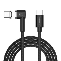 Кабел XtremeMac Magnetic USB-C to USB-C Cable - 2m - Black