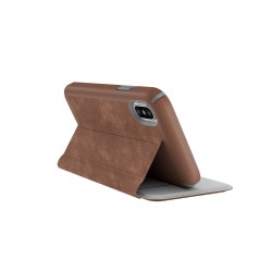 Калъф Speck Presidio Folio Leather iPhone X Case - Saddle