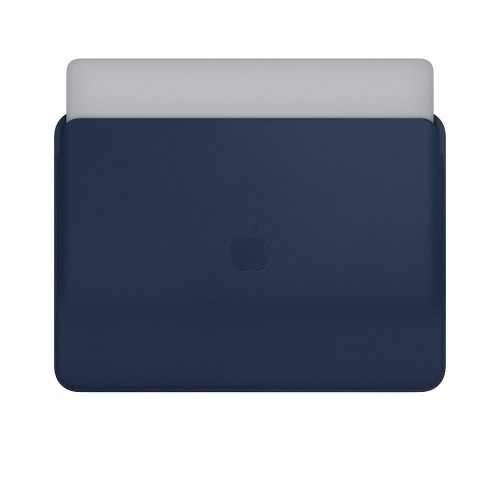 Кожен калъф Apple Leather Sleeve for 13-inch MacBook Pro - Midnight Blue