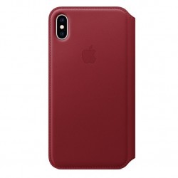 Apple iPhone XS Max Leather Folio - (PRODUCT)RED